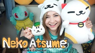 My NEKO ATSUME Collection Plushies Stickers Mugs  more [upl. by Lepley]