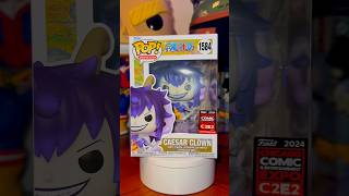 Caesar Clown C2E2 Exclusive Funko Pop with Con Sticker onepiece anime funko caesarclownonepiece [upl. by Jard]