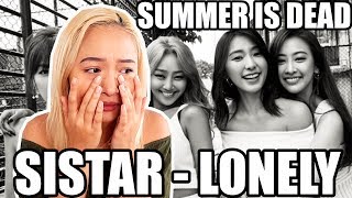 SISTAR 씨스타 LONELY MV REACTION HEARTBROKEN [upl. by Rolan629]