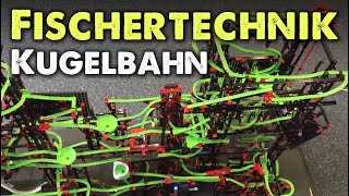 Große Fischertechnik Kugelbahn selbst gebaut [upl. by Lambard]