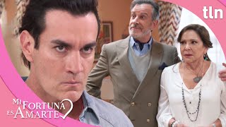 Teresa y Claudio llegan a vivir a casa de Chente  Mi fortuna es amarte 22  Capítulo 11  tln [upl. by Yllime]