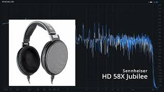 Sennheiser HD 58X Jubilee ヘッドフォン出力音 [upl. by Auberon326]