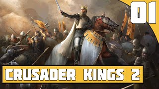 The Rightful King Of England  Ep1  Crusader Kings 2 England Lets Play [upl. by Shorter306]