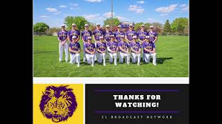 JV amp Varsity Baseball BoydenHullRock Valley at Central Lyon [upl. by Harbot]