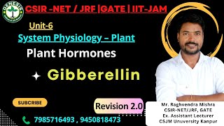 Gibberellin GA  Plant Hormones  Quick Revision  Lecture6 Plant Physiology  Unit6 [upl. by Stoneham828]