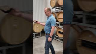 At Untamed Winery taking a barrel tasting shorts Texas Wine texaswineadventures untamed winery [upl. by Mascia]