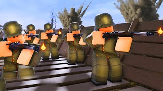 Clearing Out TRENCHES in ROBLOX WW1 Battle Simulator [upl. by Lothario]