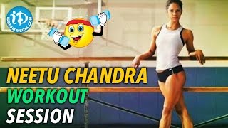 Neetu Chandra Workout Session  iDream Filmnagar [upl. by Akalam526]