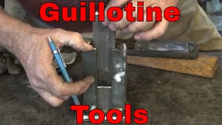 The Guillotine tool or Smithing Magician  blacksmithing tools [upl. by Kenwrick]