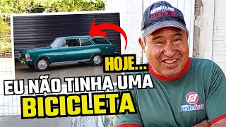 O HOMEM QUE NÃO TINHA UMA BICICLETA HOJE REFORMA E VENDE CARROS ANTIGOS [upl. by Notyard294]