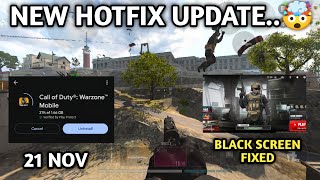 WARZONE MOBILE NEW HOTFIX PATCH UPDATE FIXED HUGE ISSUES [upl. by Marder988]