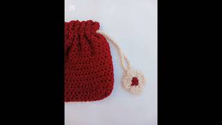 Crochet Pouch 👝 crochet diy subscribe youtubeshorts yt pouch support smallbusiness custom [upl. by Danas518]