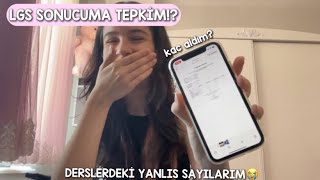 LGS 2024 SONUCUM  kac aldım  derslerdeki yanlıslarım… [upl. by Ecnarrot]