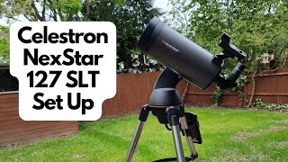 How To Set Up The Celestron Nexstar 127 SLT [upl. by Oriana454]