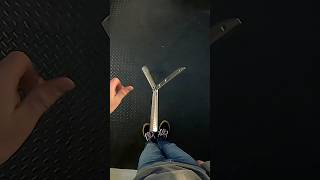 Just Flippin A Kraken balisong butterflyknife trainer tricks fidgettoy toy shortsfeed shorts [upl. by Lib]