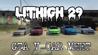 GTA V CAR MEET ON Ps4 [upl. by Einuj]