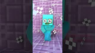 Its me when I take a shower  Baby zombie minecraft animations [upl. by Tavi]