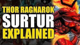 Thor Ragnarok Surtur Explained [upl. by Aiduan]