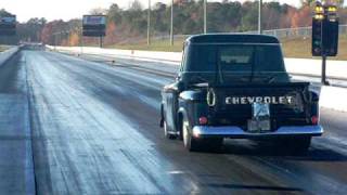 57 Chevy Pro Truck BurnoutRun [upl. by Madid]