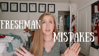 Top 10 College Freshman Mistakes  How to have a successful first year [upl. by Lydie]