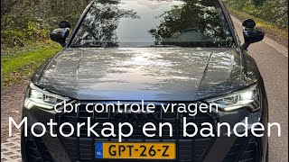 CBR CONTROLE VRAGEN ONDER DE MOTORKAP EN OVER DE BANDEN [upl. by Peckham]