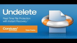 1 Undelete files quickly with Condusivs instant file recovery software [upl. by Werd827]