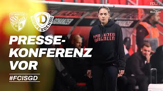 Schanzer Pressekonferenz vor FC Ingolstadt 04 vs Dynamo Dresden [upl. by Cassaundra]