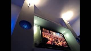 COMO FAZER um HOME THEATER de GESSO DRYWALL parte 02 [upl. by Kowatch]