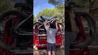 How to put Bikes on a VW T6 FIAMMA Carry Bike Rack [upl. by Annette]