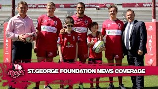 StGeorge Queensland Reds media coverage ahead of this Fridays charity match [upl. by Adiel]