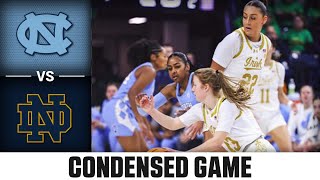 North Carolina vs Notre Dame Condensed Game  202324 ACC Women’s Basketball [upl. by Opportuna]