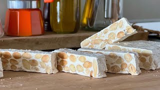 TORRONE original Italian recipe  Spectacular Almonds Nougat [upl. by Nnayllek705]