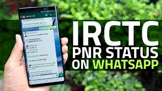 How to Check Your Railway PNR Status on WhatsApp [upl. by Yentrac]