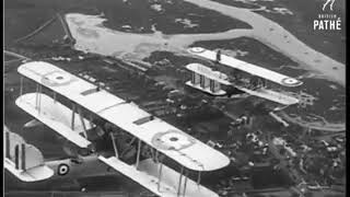 Proof of reliability Southampton Flying Boats will figure at RAF pageant 1929 [upl. by Einapets]