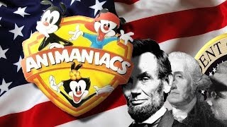 Animaniacs Presidents German with Lyrics [upl. by Sacrod]