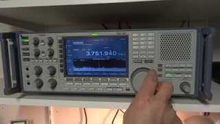 ICOM ICR9500 op 80 m [upl. by Katalin]