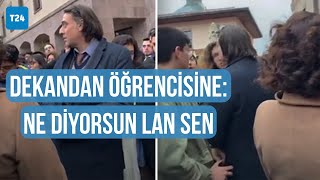 Koç Üniversitesi Öğrenci Dekanı öğrencisinin üzerine yürüdü [upl. by Eiderf475]