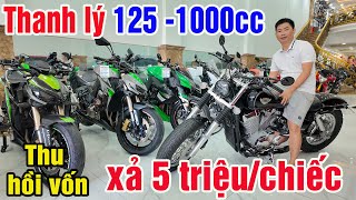 BẤT NGỜ THANH LYXE MOTOR KAWASAKI Z1000 Z900 Z800 HONDA CB650R R3V SHADOW 750 R3 R15V3 CBR GSX XSR [upl. by Swayne583]