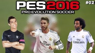 PES 2016 MASTER LIGA 02  CRISTIANO RONALDO  ESTREIA DIFICIL [upl. by Sehcaep]