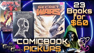 BIG COMIC BOOK HAUL COMICBOOK PICKUPS EPISODE 30 23 BOOKS FOR 60 comicbooks haul comics [upl. by Eloc]