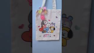 Tote Bag BT21 bts btsart armylover btsarmy armyporsiempre armyforever army bt21 bt21craft [upl. by Hallsy]