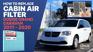 How to Replace Cabin Air Filter in a Dodge Grand Caravan 20112020 C7017 [upl. by Romeo]