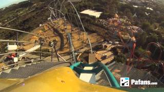 Shambhala On ride POV video PortAventura Official [upl. by Codi]