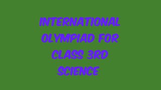 International Olympiad silverzone practice set class 3 [upl. by Estele]