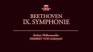 Ludwig van Beethoven  Symphony No 9  Herbert von Karajan [upl. by Anirbas]