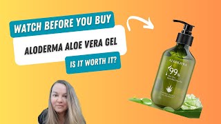 Aloderma Aloe Vera Gel Review [upl. by Ralyks808]