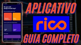 Como Utilizar o APP da Rico Investimentos  TUTORIAL COMPLETO [upl. by Syst864]