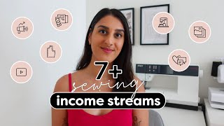 7 Sewing Income Ideas  How to Make Money Sewing Online [upl. by Edva222]