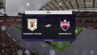 FIFA 23  Shandong Taishan vs Shenzhen FC  Stadion Hanguk  Gameplay [upl. by Kcered942]