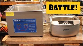 Ultrasonic Cleaner BATTLE VEVOR VS Harbor Freight Unboxing review and carburetor cleaning [upl. by Whorton]